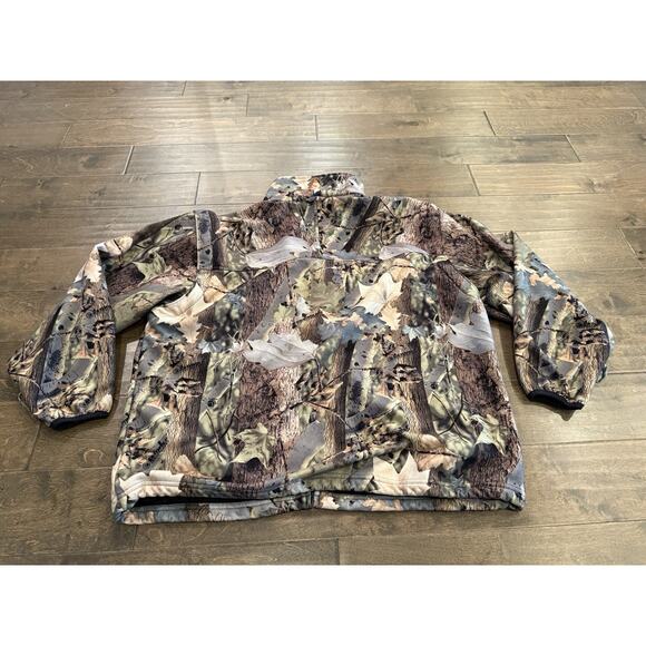 Kings Camo Big Horn Mens Camo Arm Zip Off Hunting Softshell Full Zip Jacket XL - Picture 3 of 9